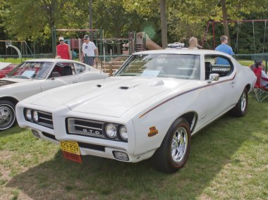 1969 Pontiac GTO front view clipart