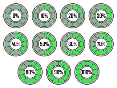 Round Loader Progress Bar clipart