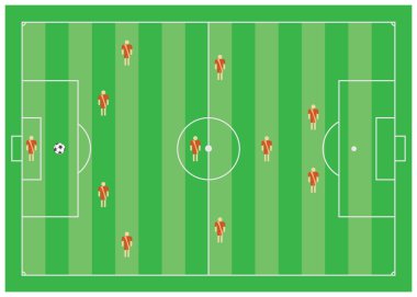 4-3-1-2 futbol programı