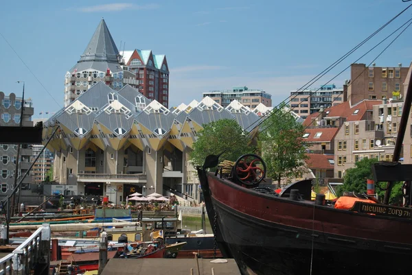 Casas cubo en Rotterdam Imagen de archivo