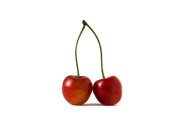 Double sweet cherry — Stock Photo, Image