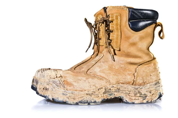 Smutsiga skor — Stockfoto