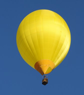 sarı sıcak hava balonu