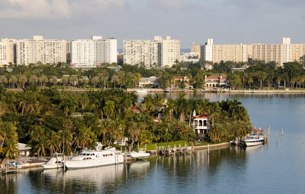 Cenário tropical de Miami, Flórida — Fotografia de Stock