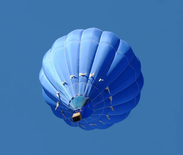 Blauwe hete luchtballon — Stockfoto