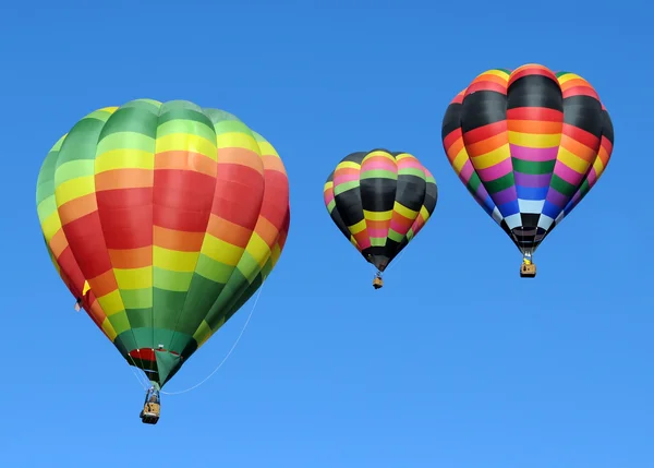 Bunte Heißluftballons — Stockfoto