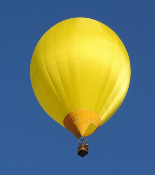 노란 뜨거운 공기 풍선 — 스톡 사진
