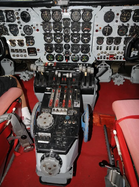Flugzeugcockpit — Stockfoto