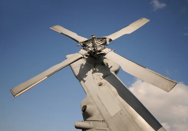 Хвост военного вертолета — стоковое фото