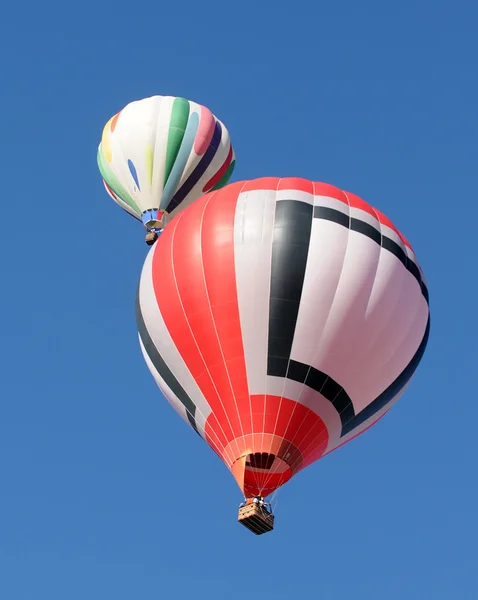 Balões de ar quente coloridos — Fotografia de Stock