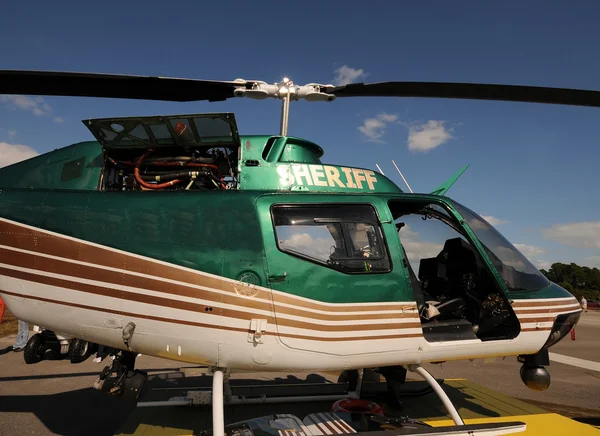 Sheriff helikopter — Stockfoto