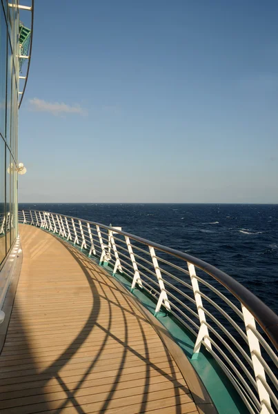 远洋班轮甲板 — 图库照片