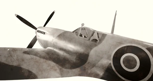 Myśliwiec epoki ii wojny światowej — Zdjęcie stockowe