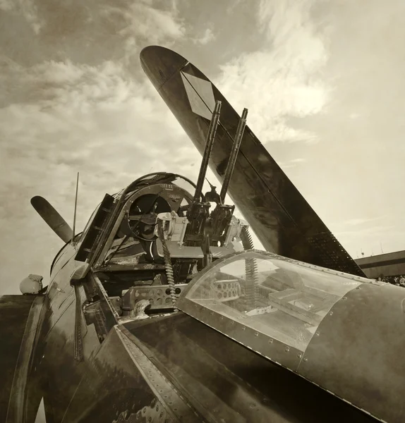Eski Deniz Kuvvetleri fighter — Stok fotoğraf