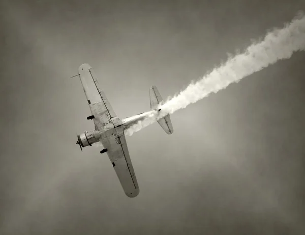 Eski fighter uçak — Stok fotoğraf