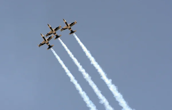 Jetfighters w formacji — Zdjęcie stockowe