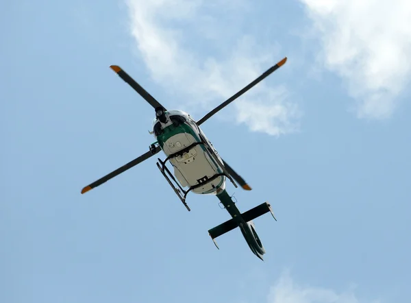 Hubschrauber über Kopf — Stockfoto