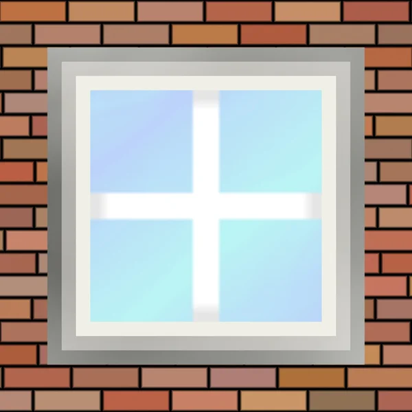 Fyrkantiga fönster — Stockfoto