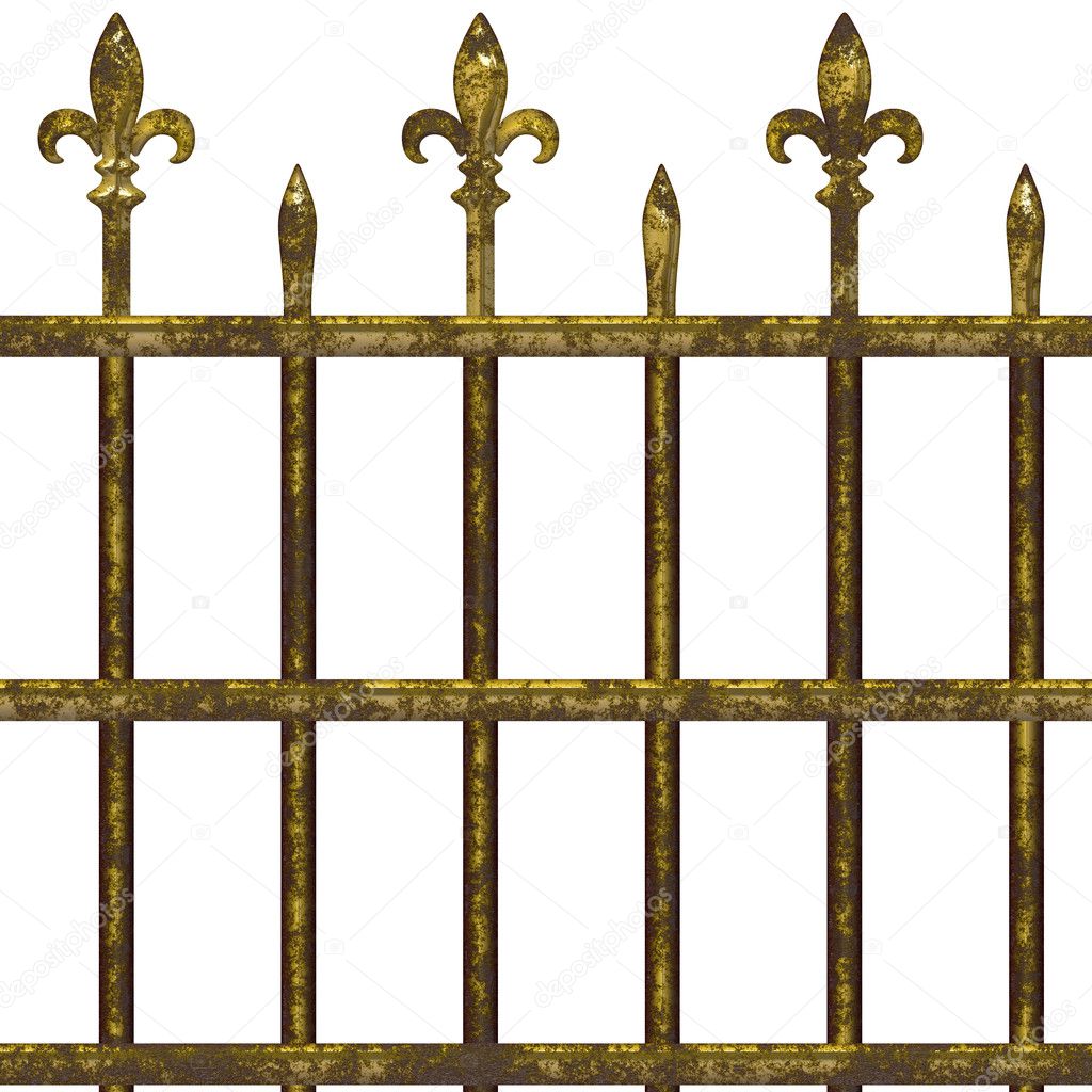 Wrought Iron Fence Texture