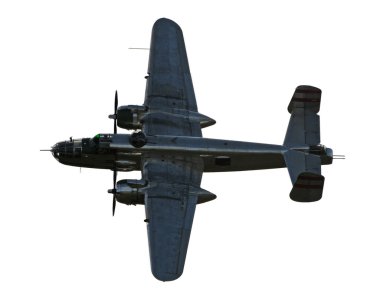 Old bomber clipart