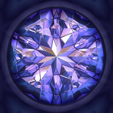 Blue diamond clipart