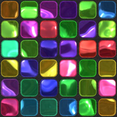 Colorful glass tiles clipart
