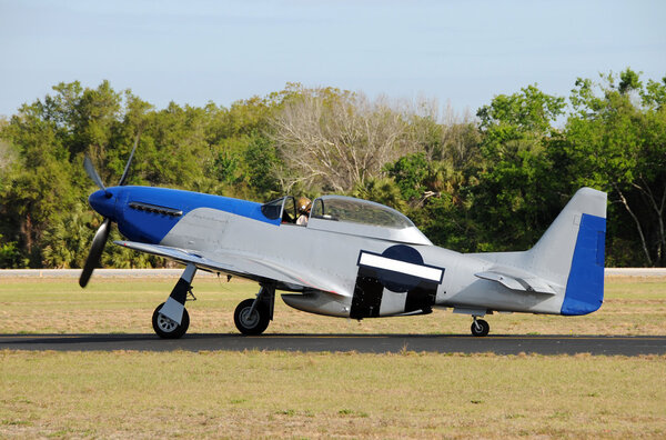 Old fighter plane