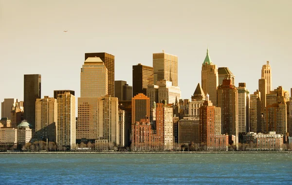 Манхэттенский sklyline — стоковое фото
