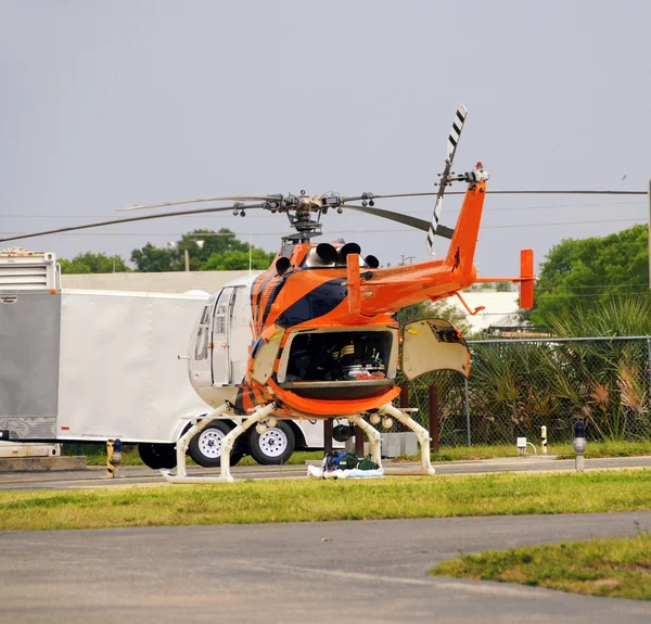 Helicóptero de evacuação médica — Fotografia de Stock