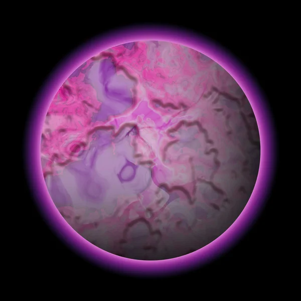 Purpurowe planet — Zdjęcie stockowe