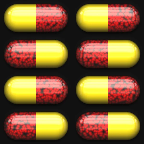 Gesimuleerde farmaceutische producten — Stockfoto