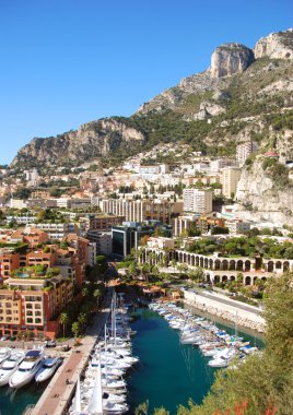 Beautiful scenery of Monte Carlo clipart