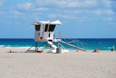 Lifeguard station clipart