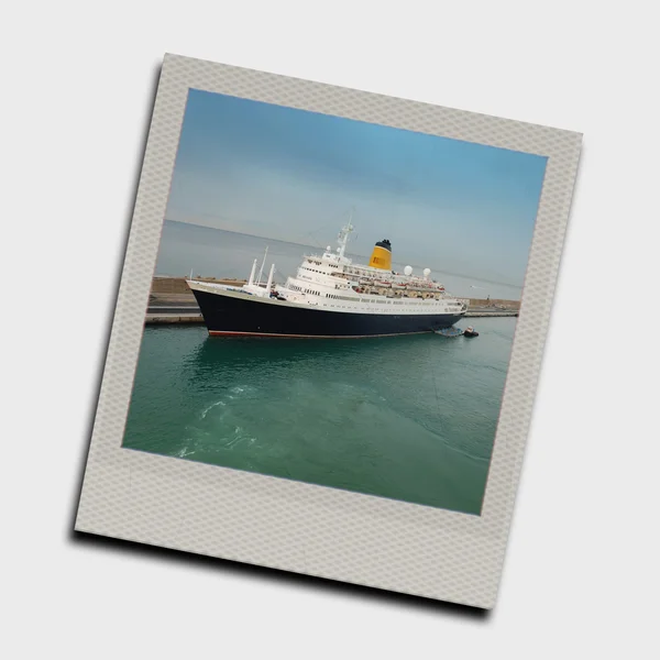 Anlık görüntü görüntü görüntüsünü yolcu gemisi — Stok fotoğraf