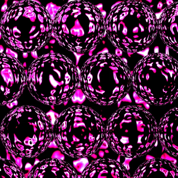 Shiny purple spheres for wallpaper — Stock Photo, Image