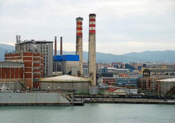 Porto industriale — Foto Stock