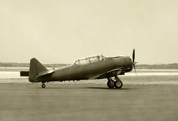 Oude propellervliegtuig — Stockfoto