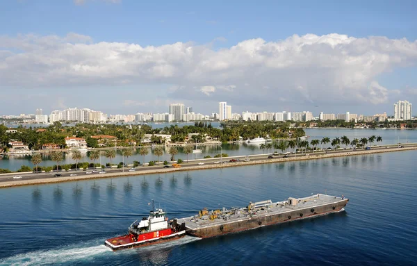 Barca em Miami — Fotografia de Stock