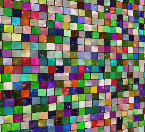 多彩的艺术瓷砖 — 图库照片
