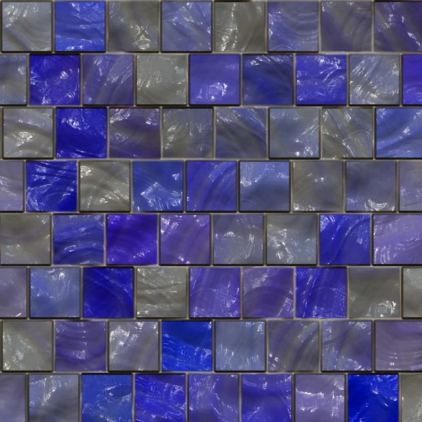 Padrão azulejo azul — Fotografia de Stock