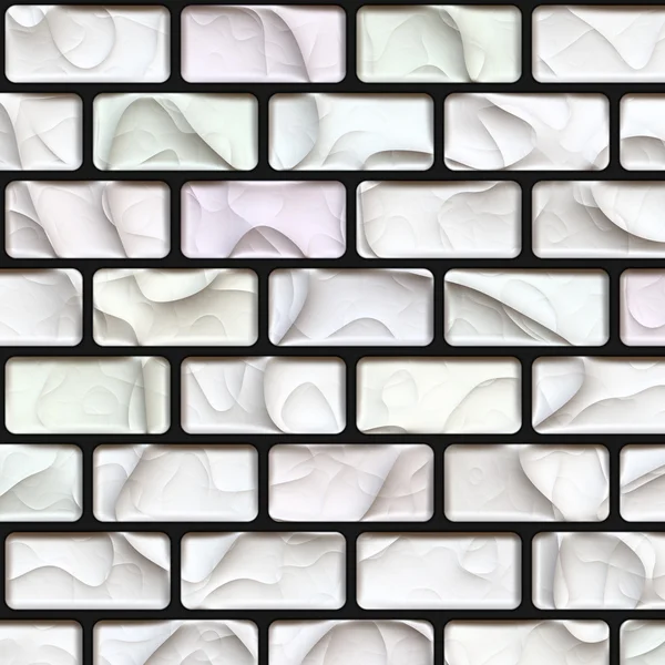 White tiles with shades — Stock Photo, Image