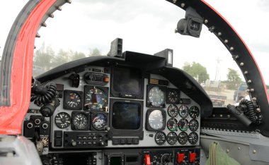 Jet cockpit clipart