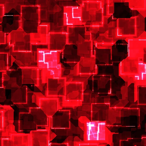 ハイテクのルビー色の赤の背景 — ストック写真