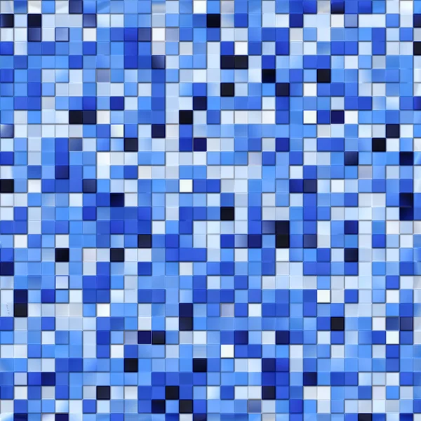 蓝色瓷砖马赛克 — 图库照片