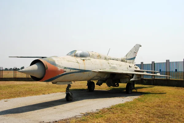 Soviet fighter jet — Stock Photo, Image