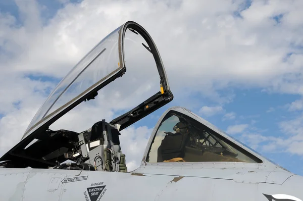 Jetfighter kokpit — Stok fotoğraf