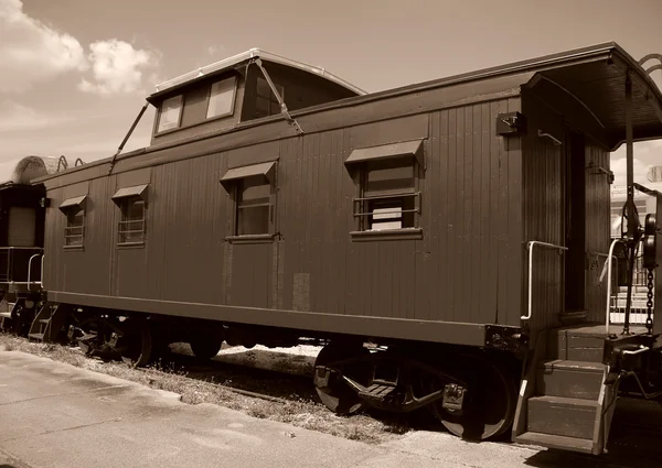 Αυτοκίνητο βαγόνι σιδηροδρομικών υπαλλήλων — Φωτογραφία Αρχείου