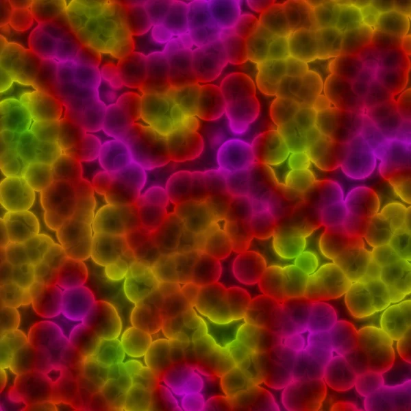 Powiększony organicznych komórek — Zdjęcie stockowe