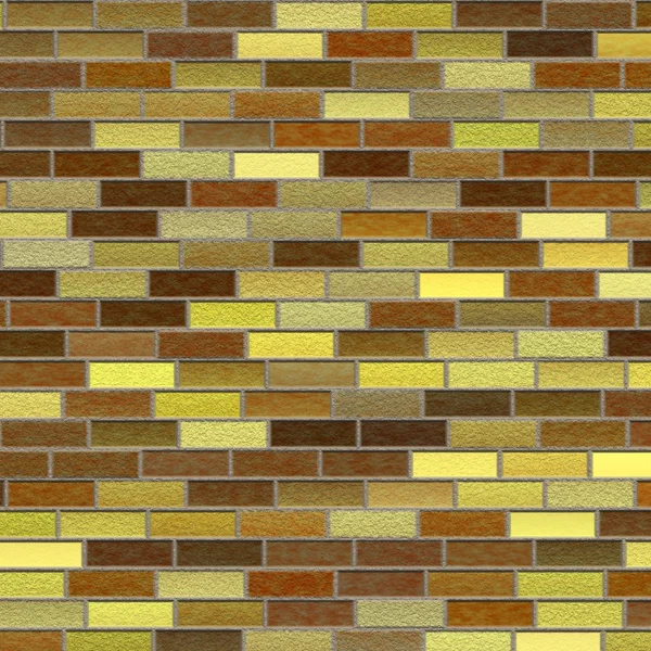 Béžové cihlová zeď — Stock fotografie