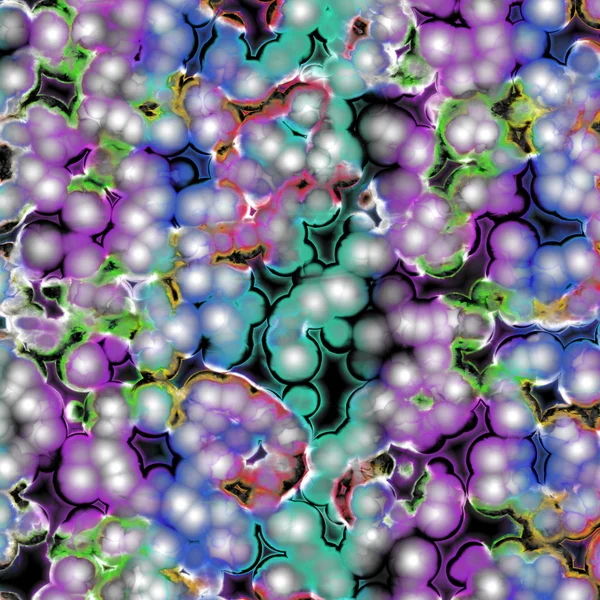 Farbenfrohe organische Zellen — Stockfoto